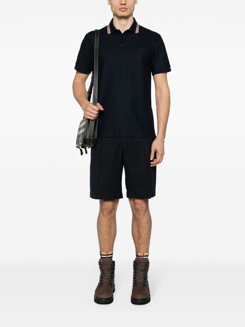 Burberry Icon stripe cotton polo shirt outlook