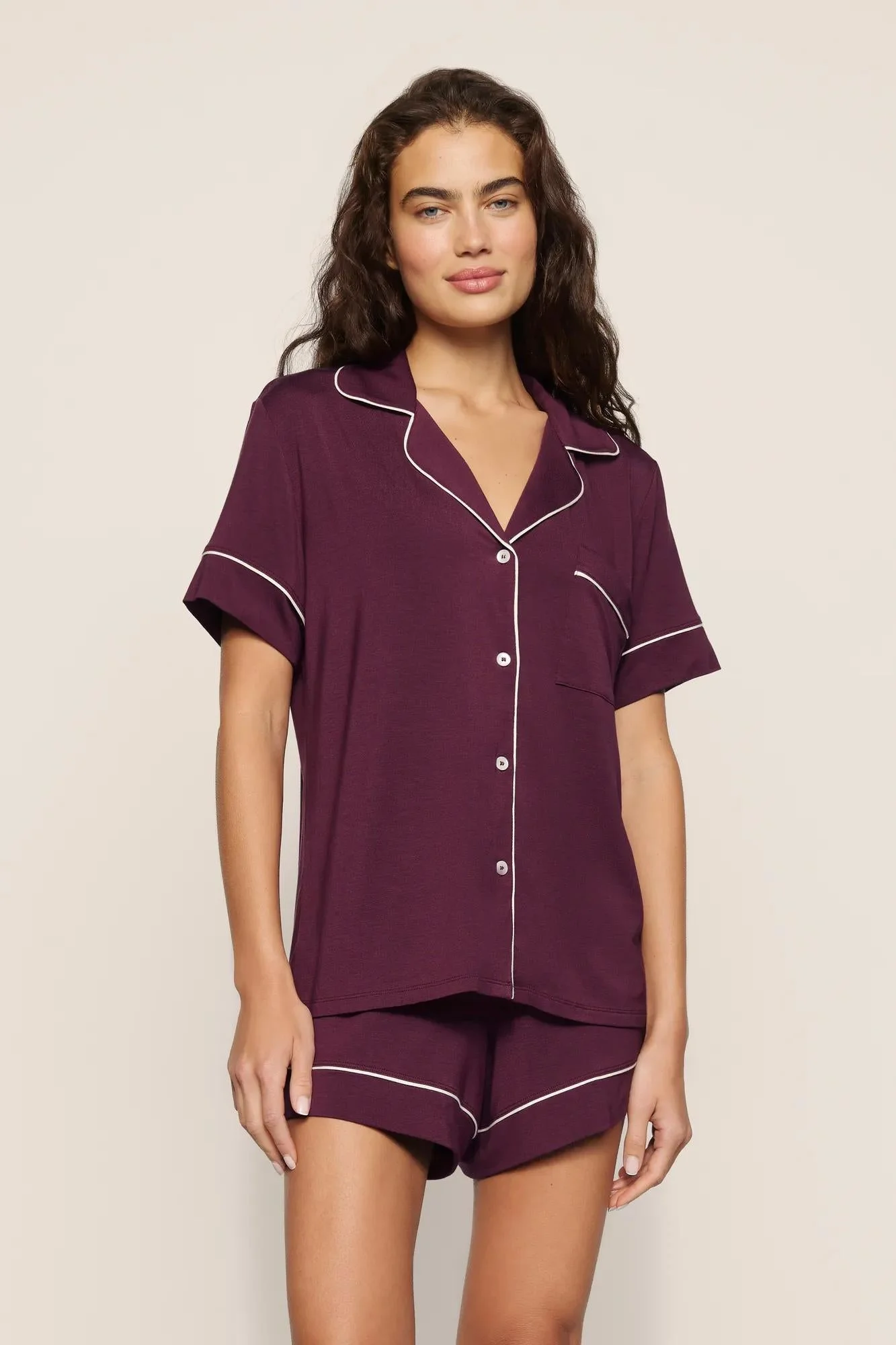 Gisele TENCEL™ Modal Relaxed Short PJ Set - 1