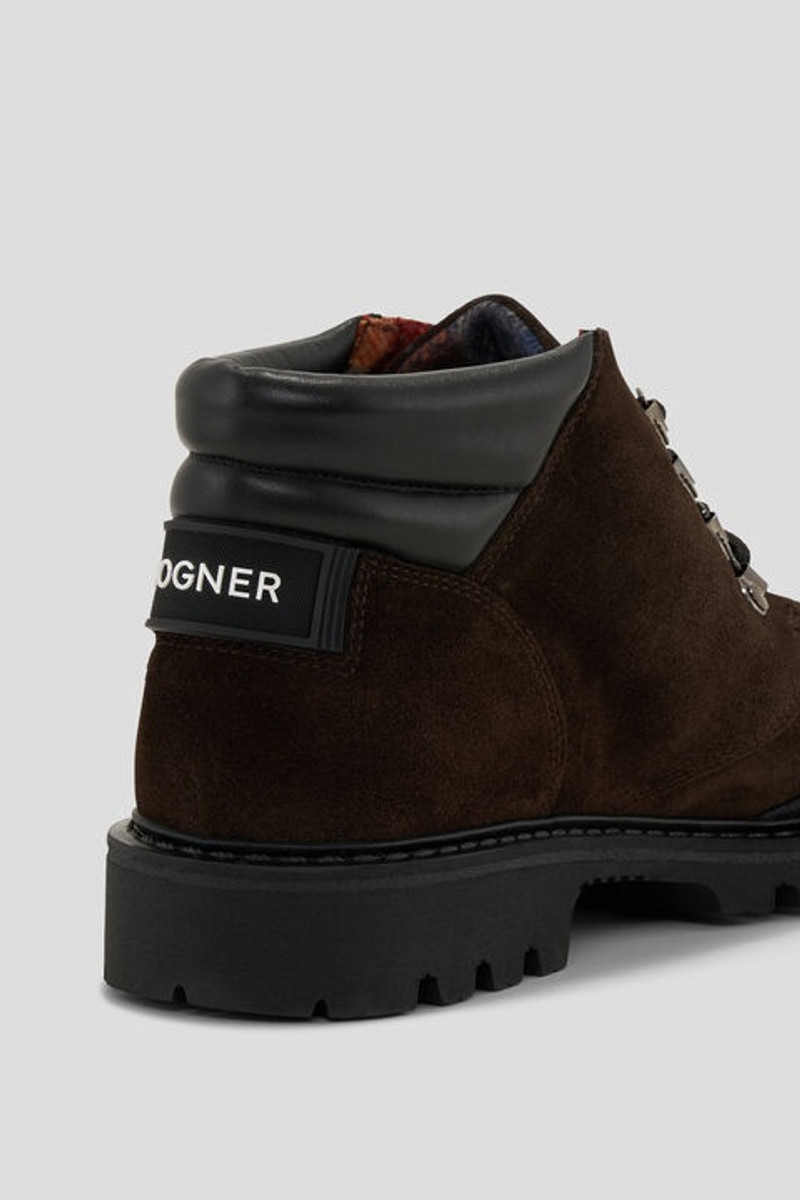 Helsinki Low boots with spikes in Dark brown 6