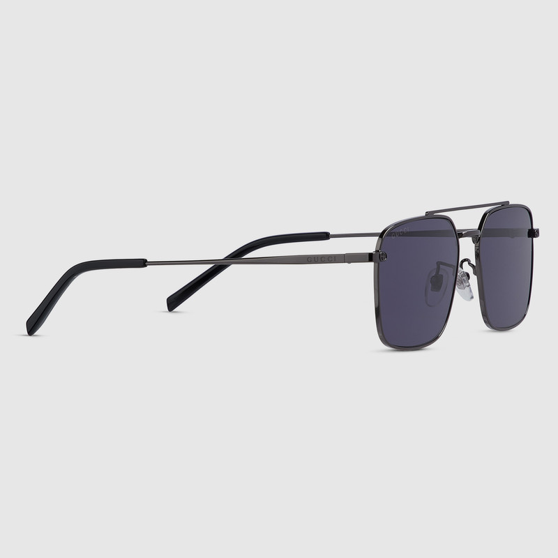 GUCCI Specialized fit rectangular sunglasses outlook