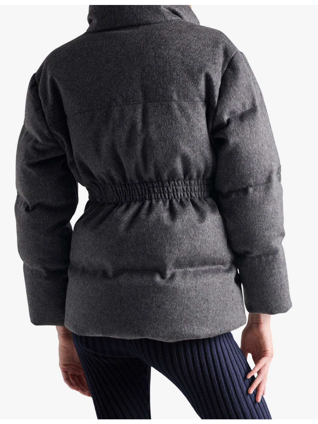Loden Belted Shell-Down Puffer Jacket - 5