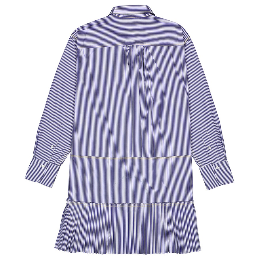 Chloe Blue Tie-detail Shirt Dress - 2