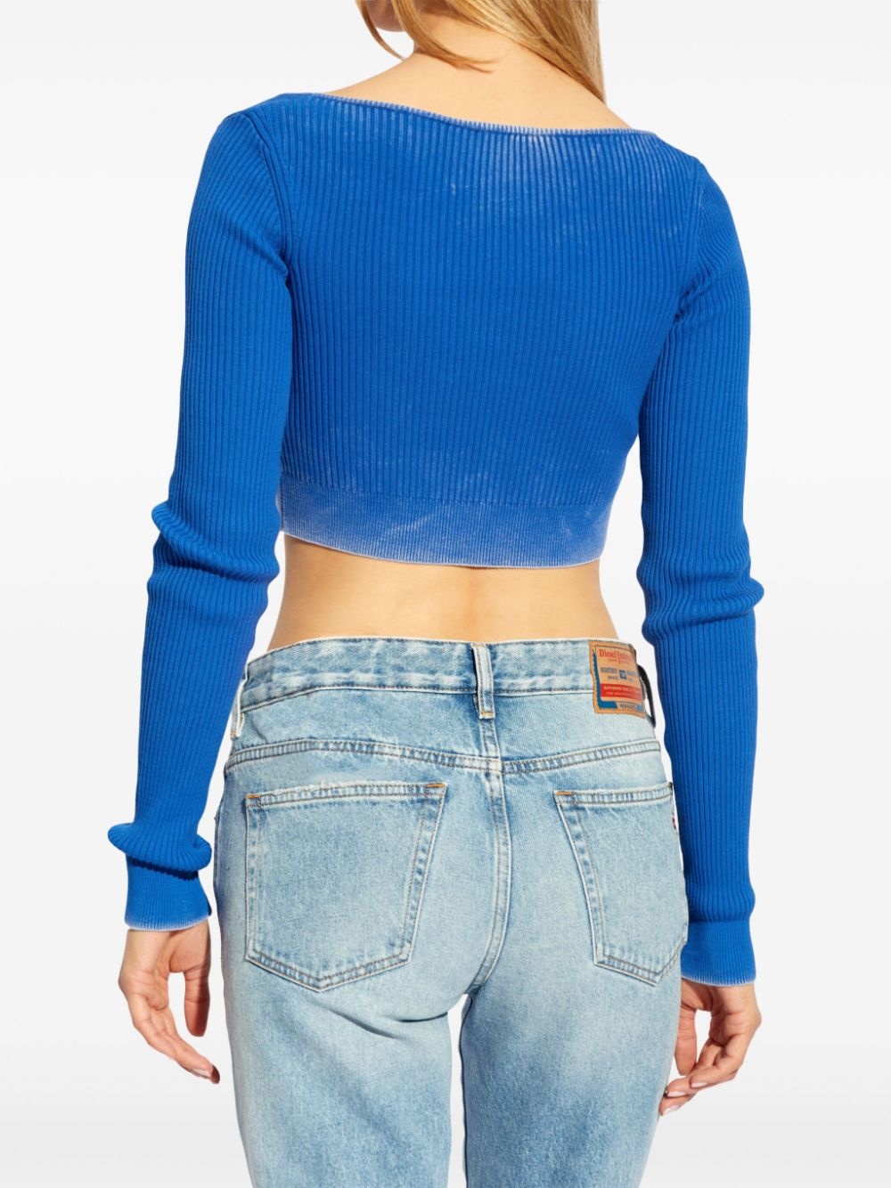 M-Latina ribbed cotton crop top - 4