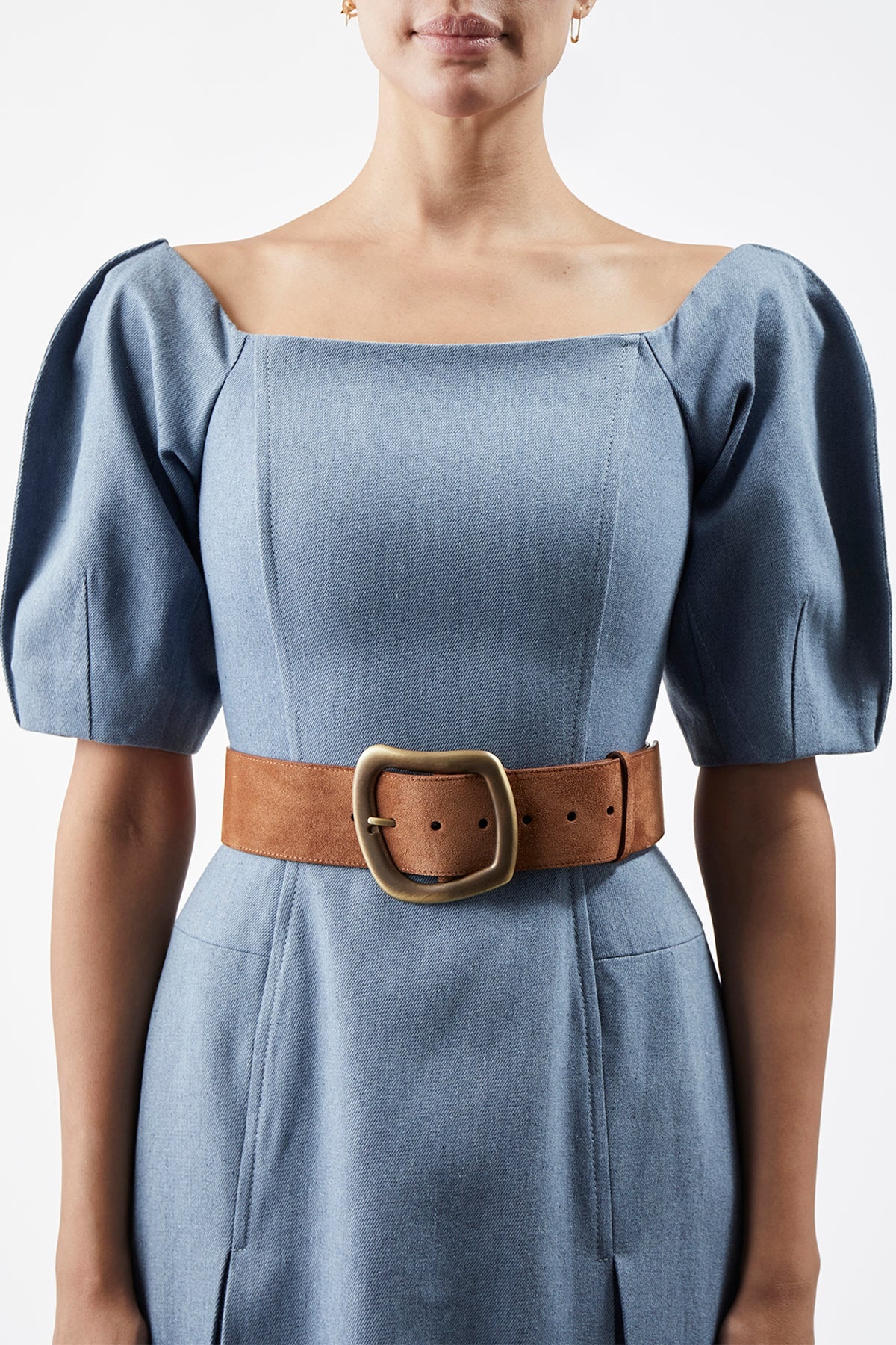 Large Simone Belt in Suede - 2