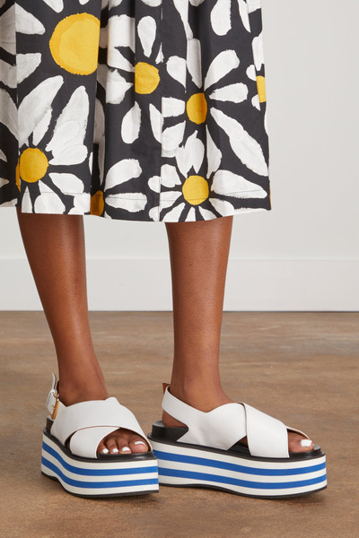 Marni Wedge Sandal in Lily White outlook
