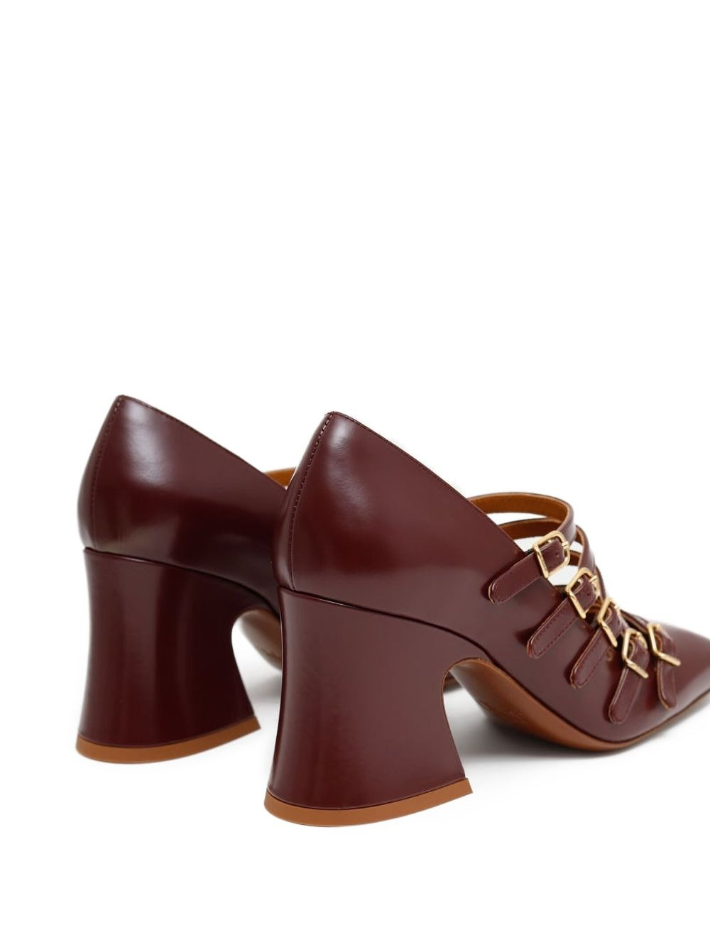 80mm Janis buckle-strap pumps - 3