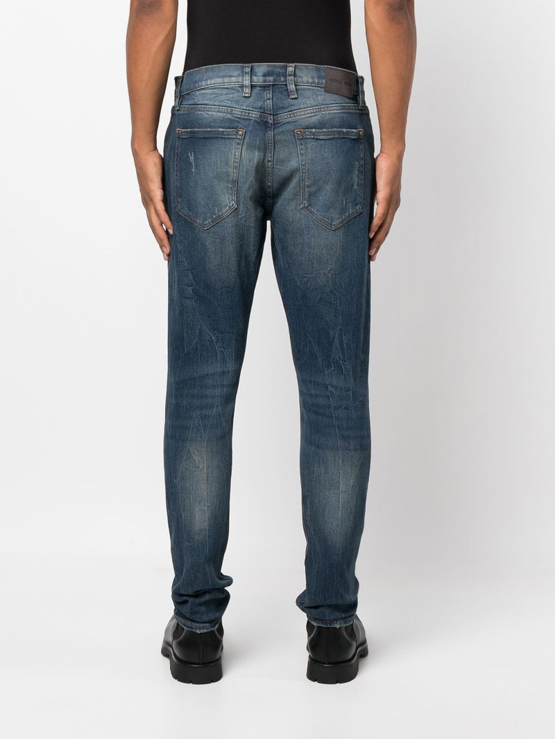 faded-effect skinny jeans 4
