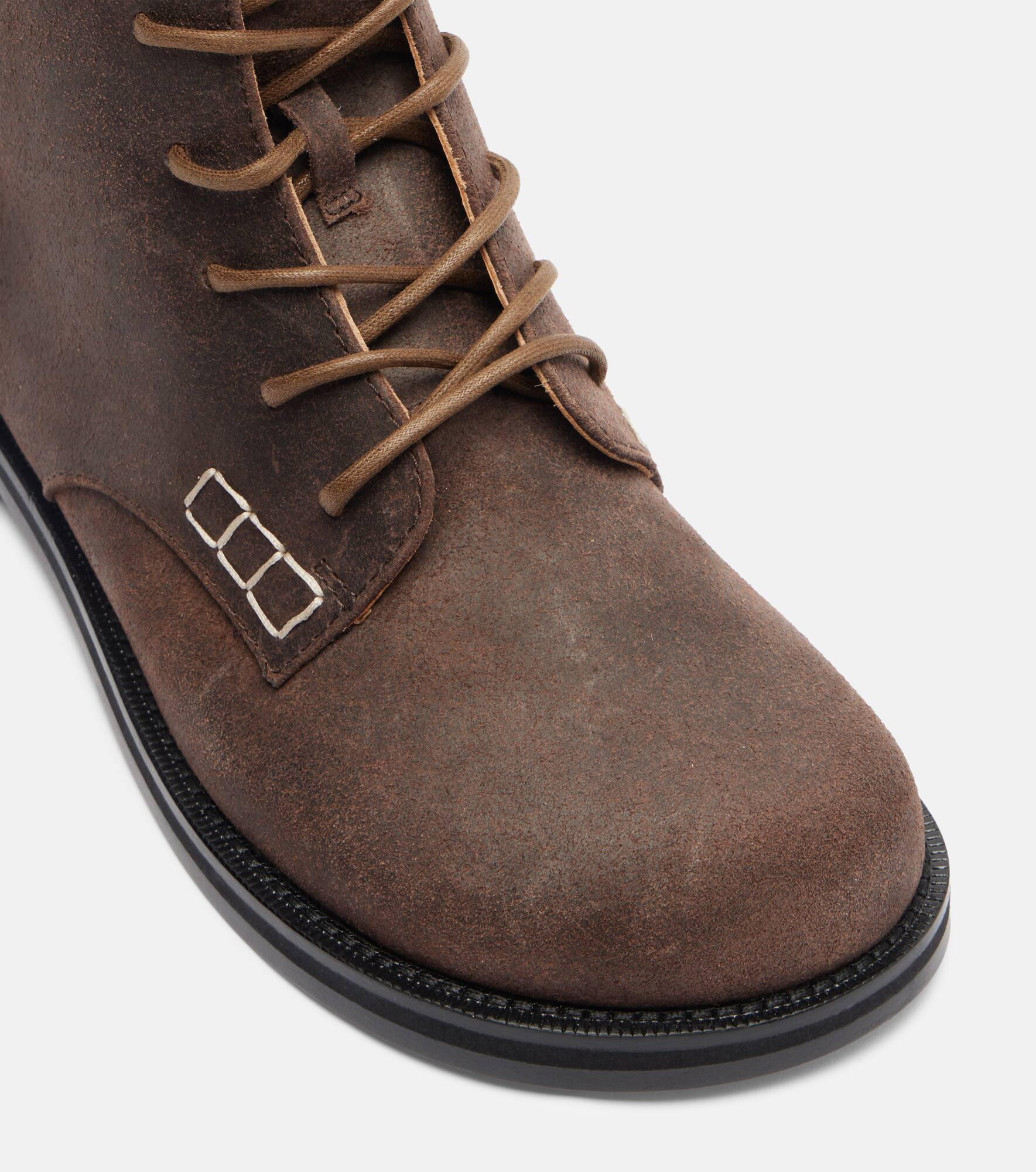 Suede ankle boots - 5