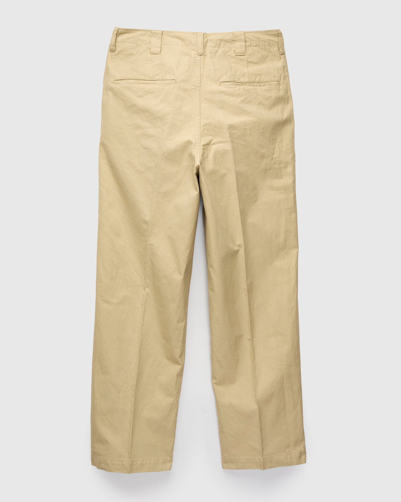 Wide Chino Pants in Beige - 3
