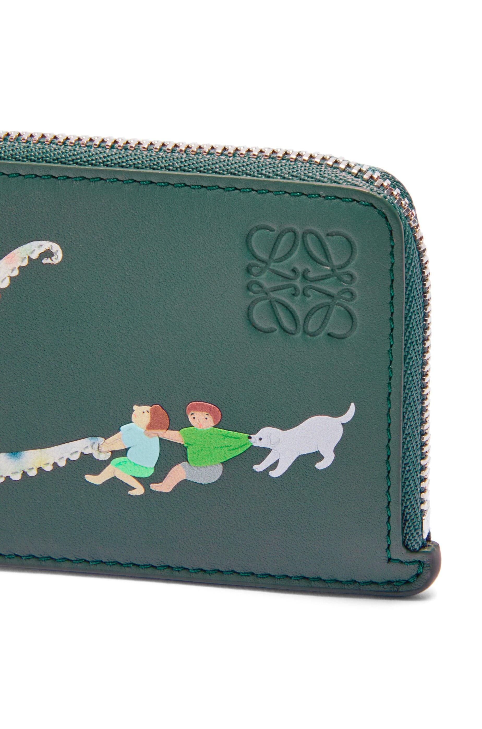 Octopus coin cardholder in nappa calfskin - 4