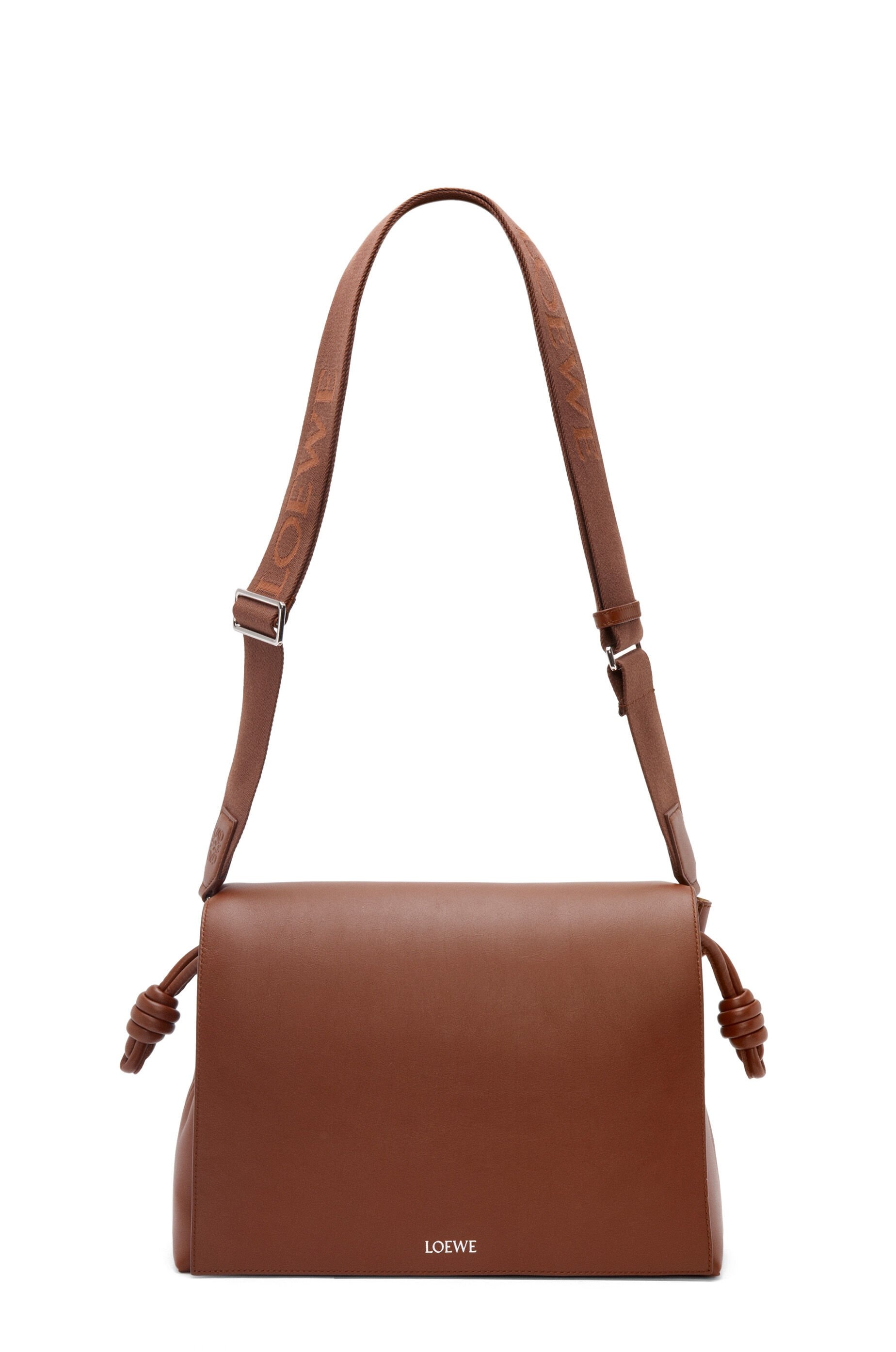 Loewe Flamenco satchel in shiny supple calfskin | REVERSIBLE
