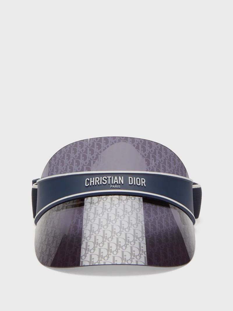 DiorClub Oblique monogram-lens visor - 1