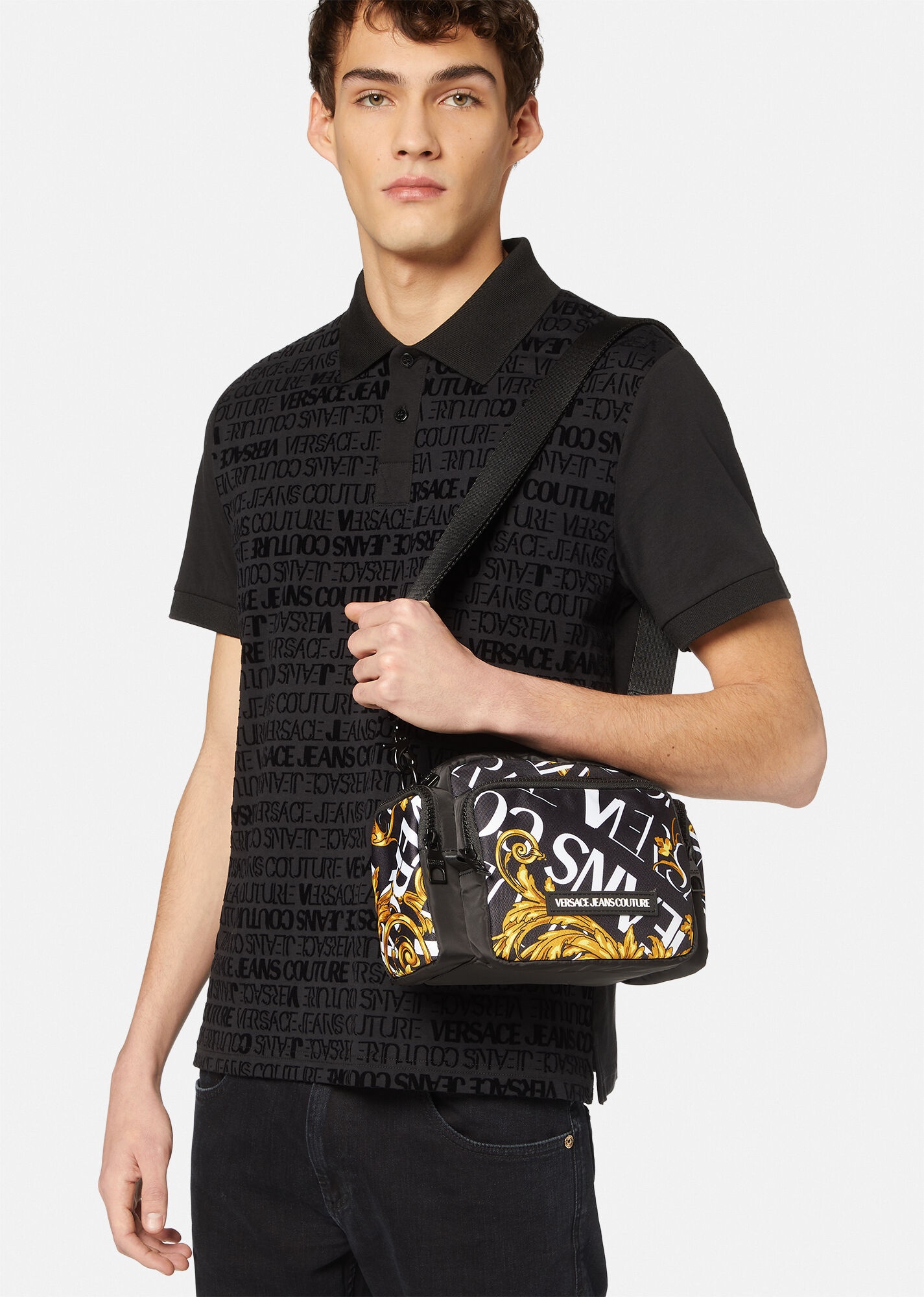 Logo Couture Messenger Bag - 5