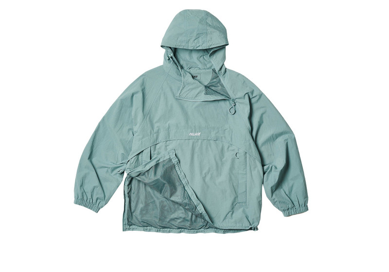 PALACE DOUBLE ZIP JACKET SMOKE BLUE outlook