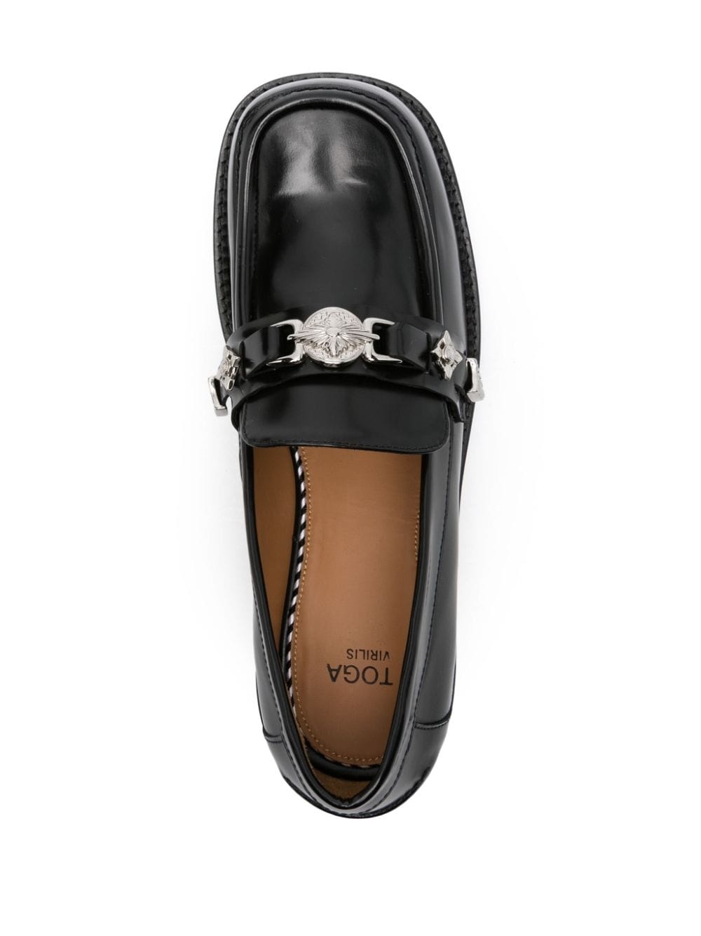 stud-detailing loafers - 4