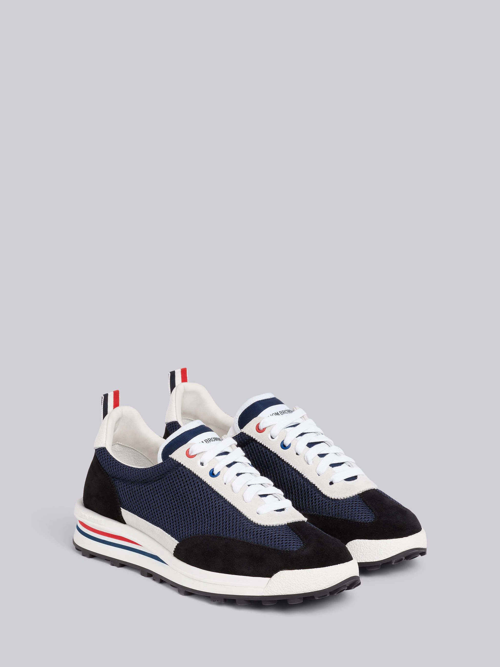 Navy Nylon Tech Runner - 3