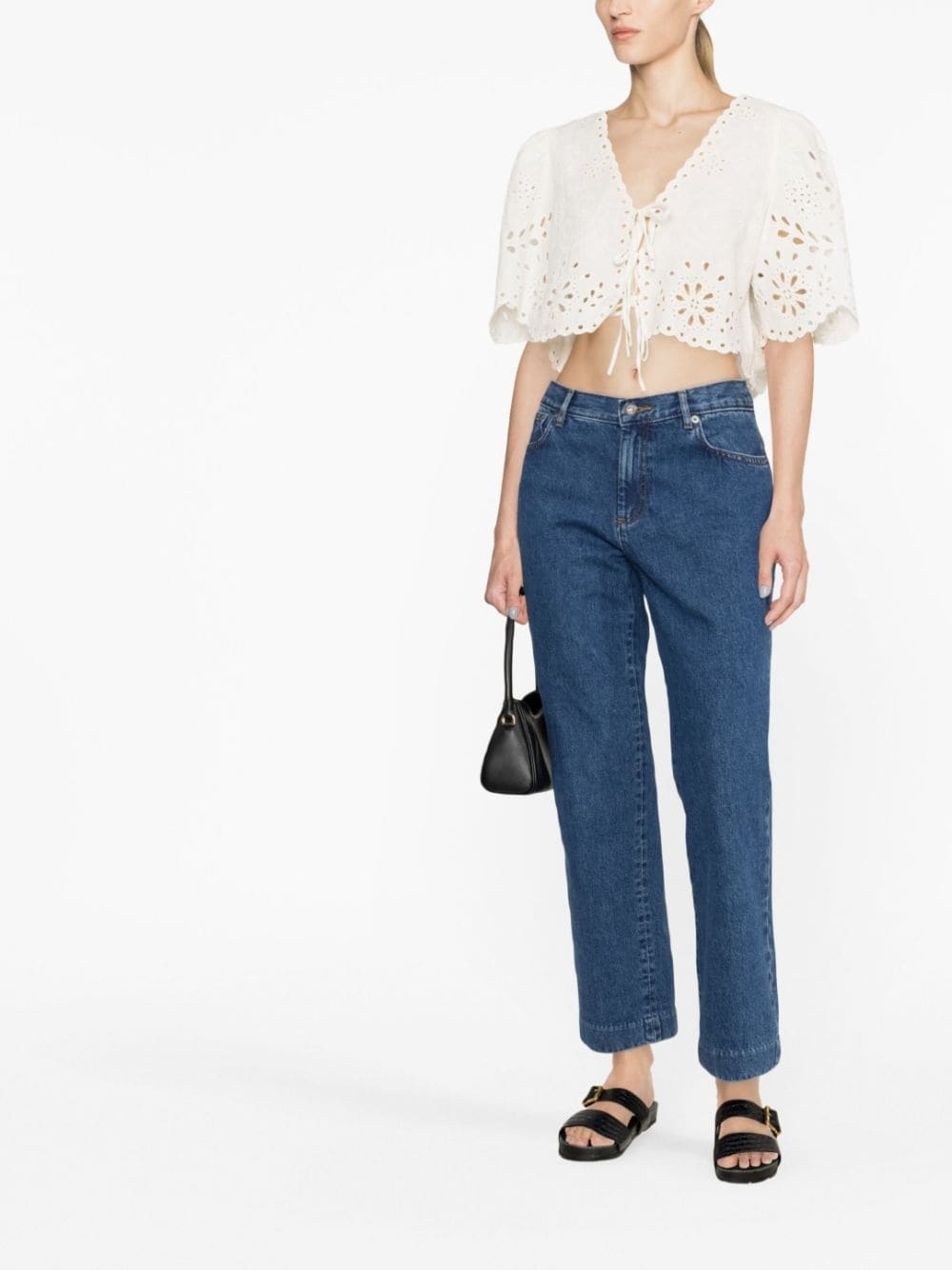 Sailor cropped jeans - 3