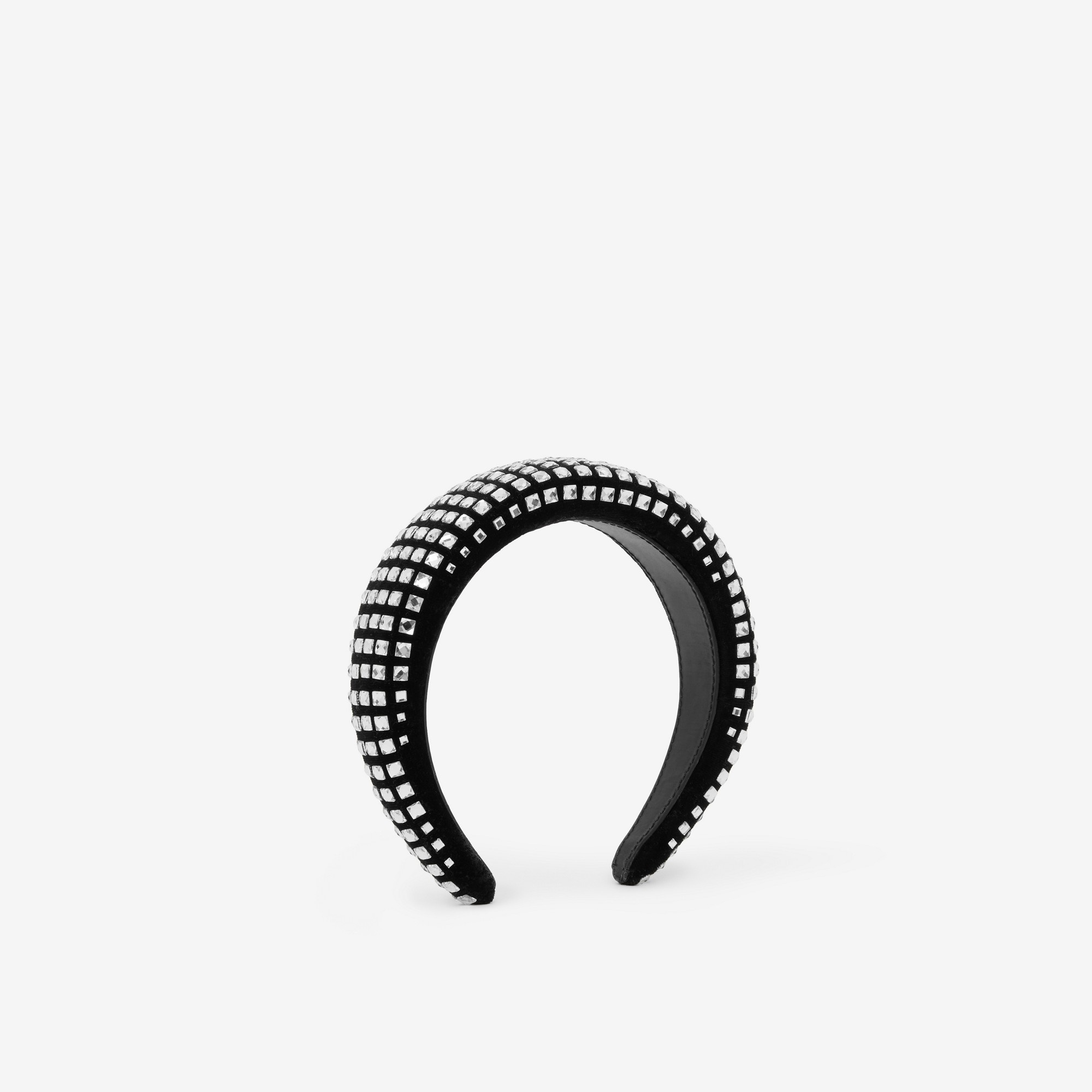 Crystal Detail Velvet Hairband - 2
