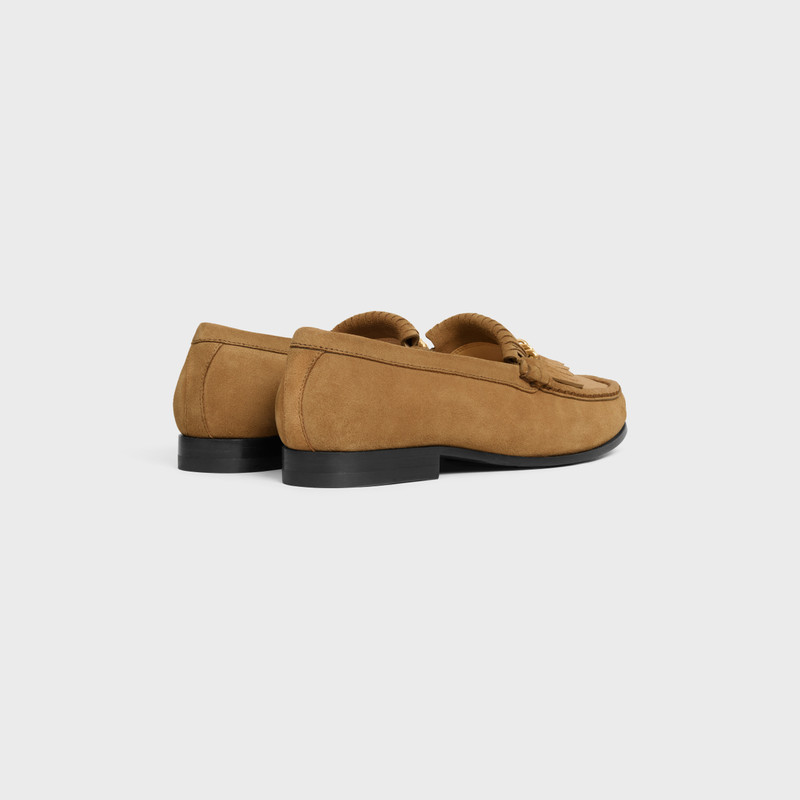 CELINE CELINE LUCO LOAFER WITH FRINGES in Suede calfskin outlook