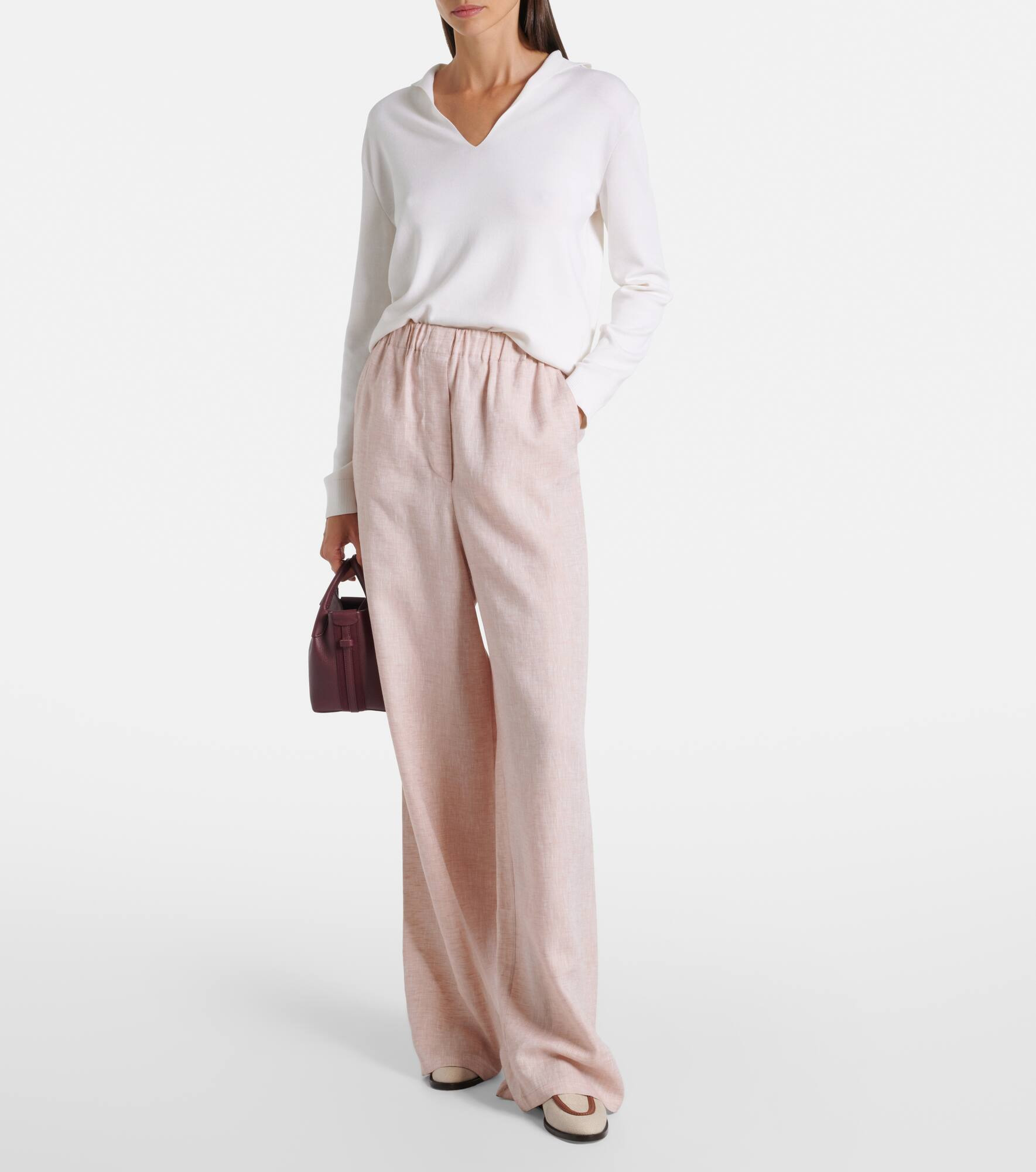 Valerio linen wide-leg pants - 2