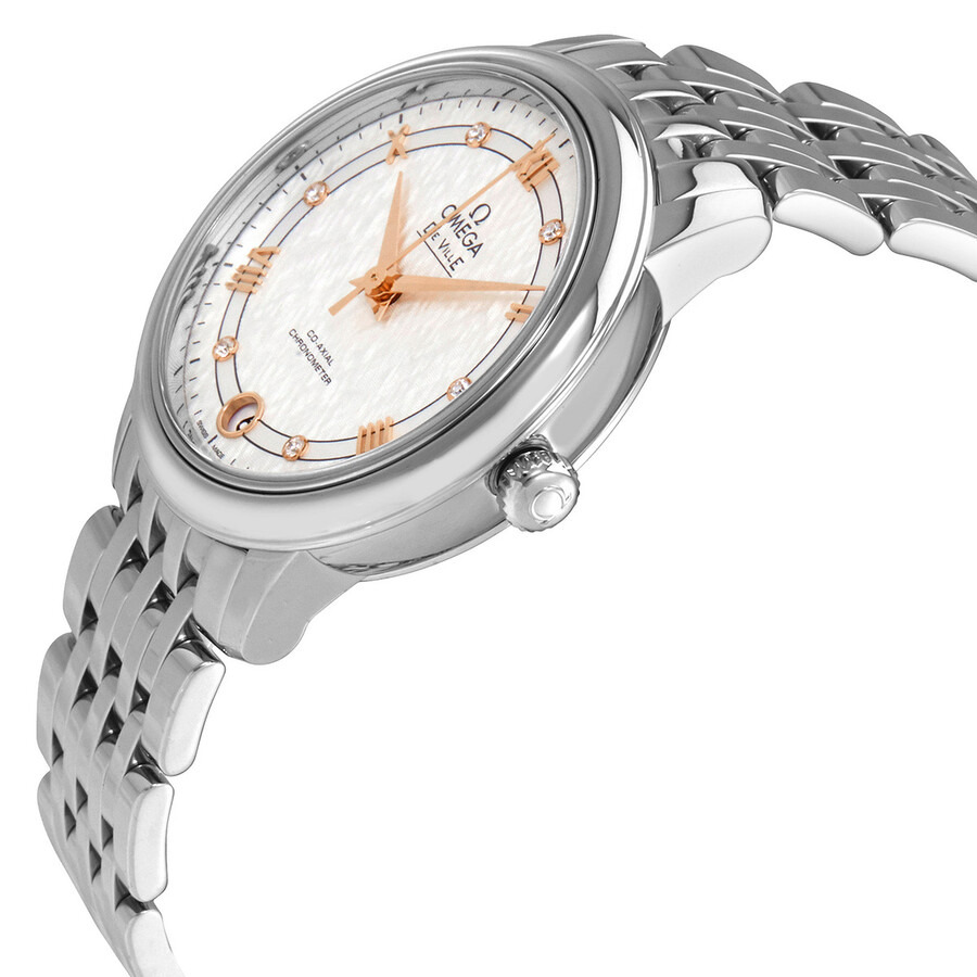 Omega De Ville Prestige Automatic Silver Dial Ladies Watch 424.10.33.20.52.001 - 2