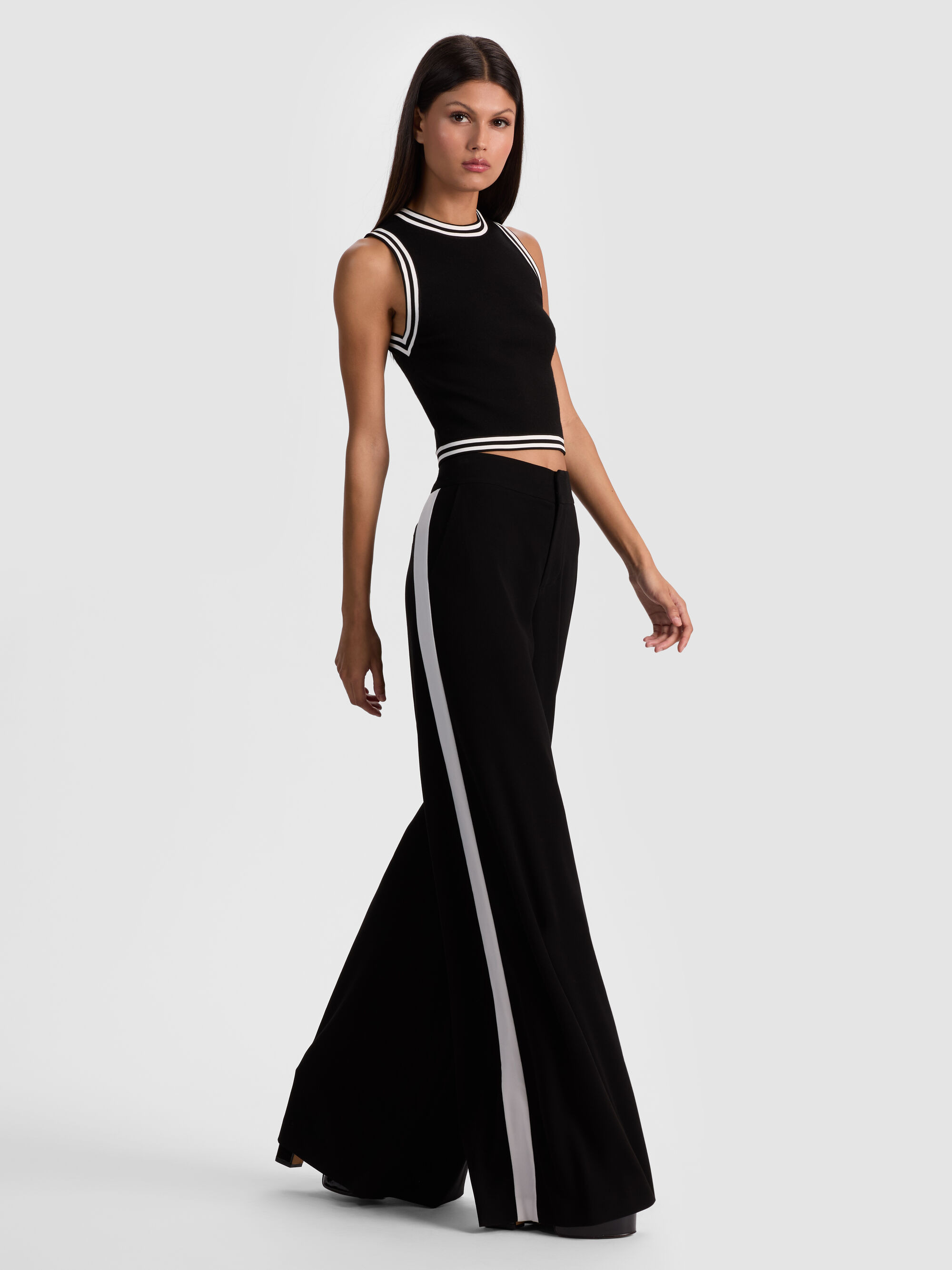 NESSI TROUSER WITH SIDE STRIPE - 2
