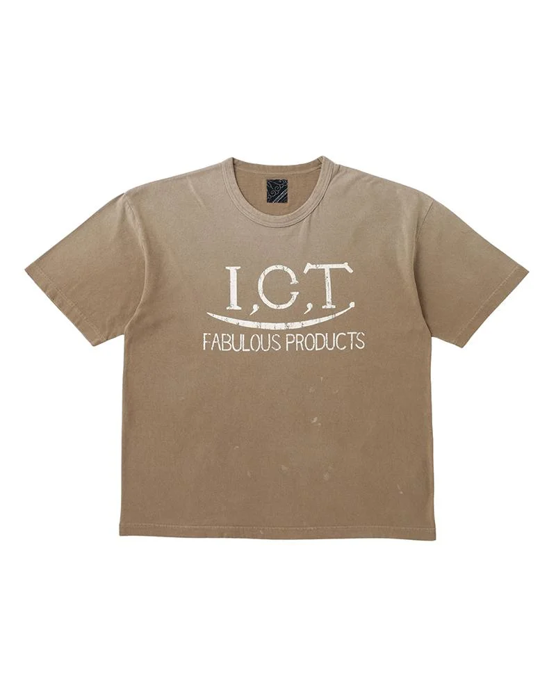 JUMBO TEE S/S CRASH BEIGE - 1