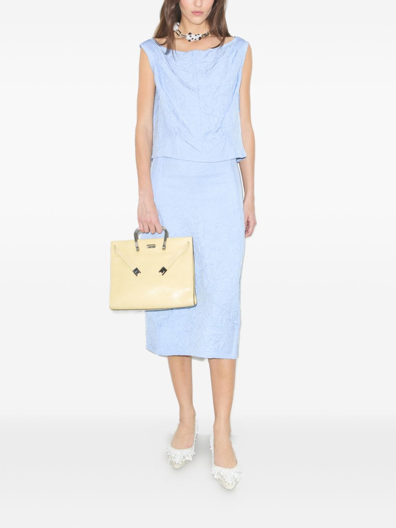 TORY BURCH crinkled viscose skirt outlook