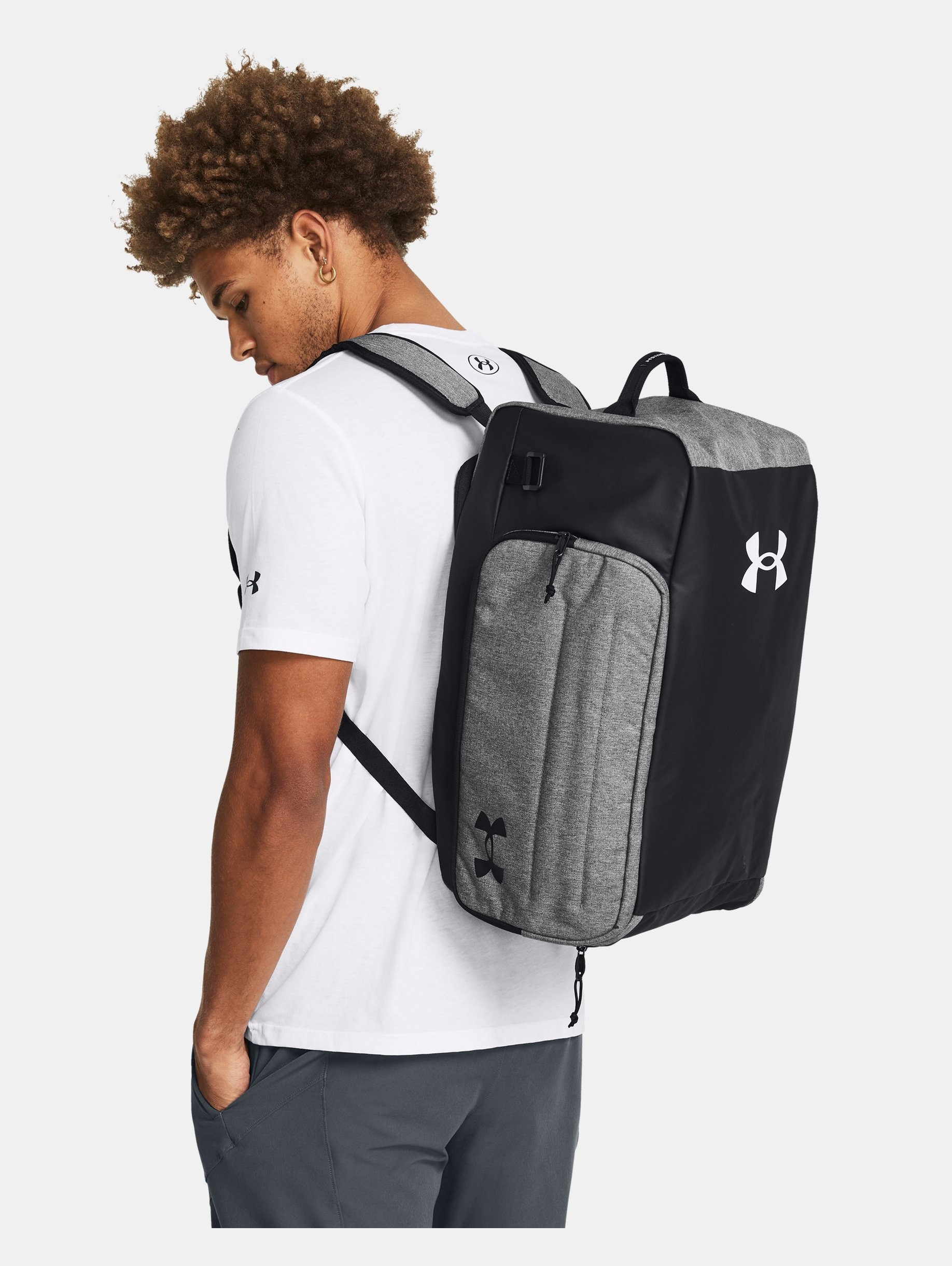 Under Armour UA Contain Duo Small Backpack Duffle REVERSIBLE