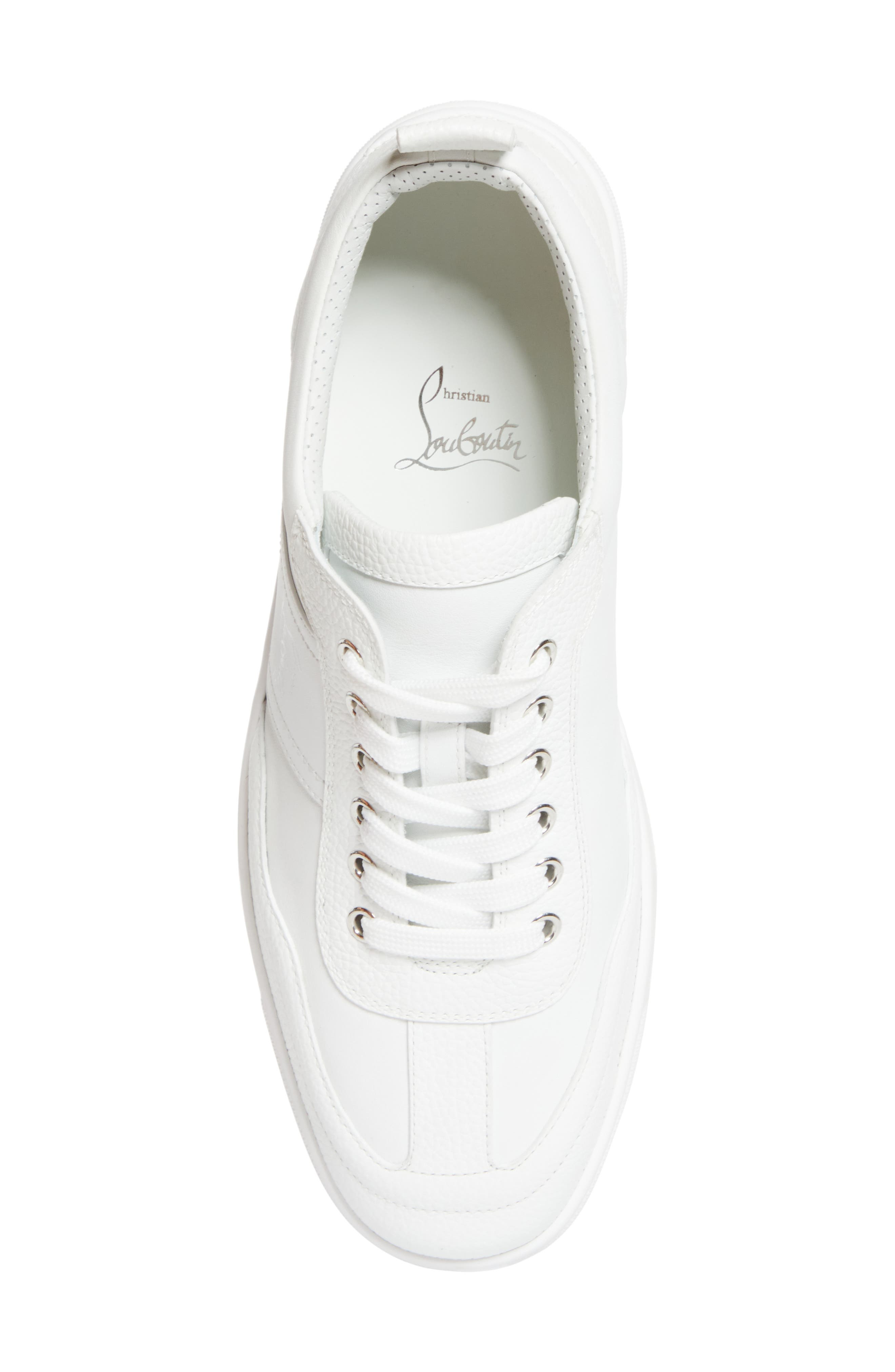 Christian Louboutin Retero Sneaker in White at Nordstrom - 5
