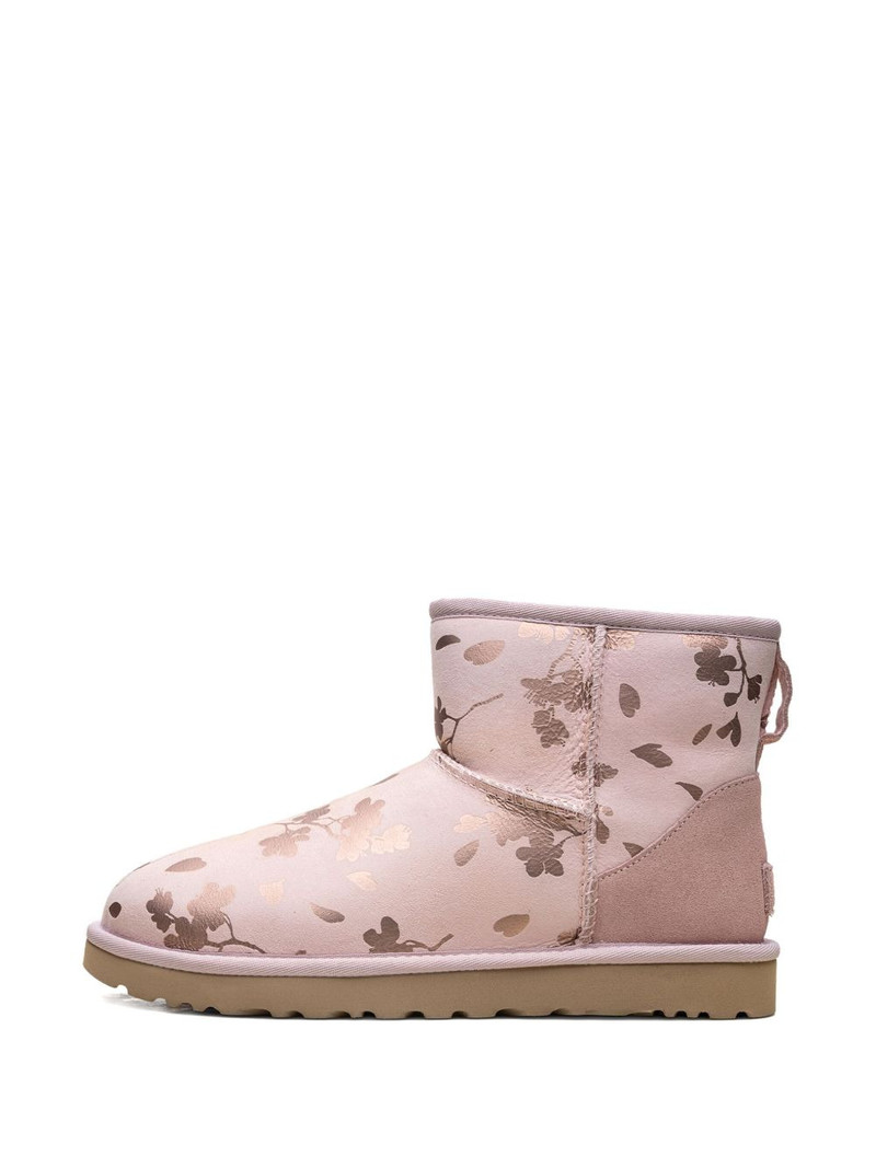 floral foil mini boots 5