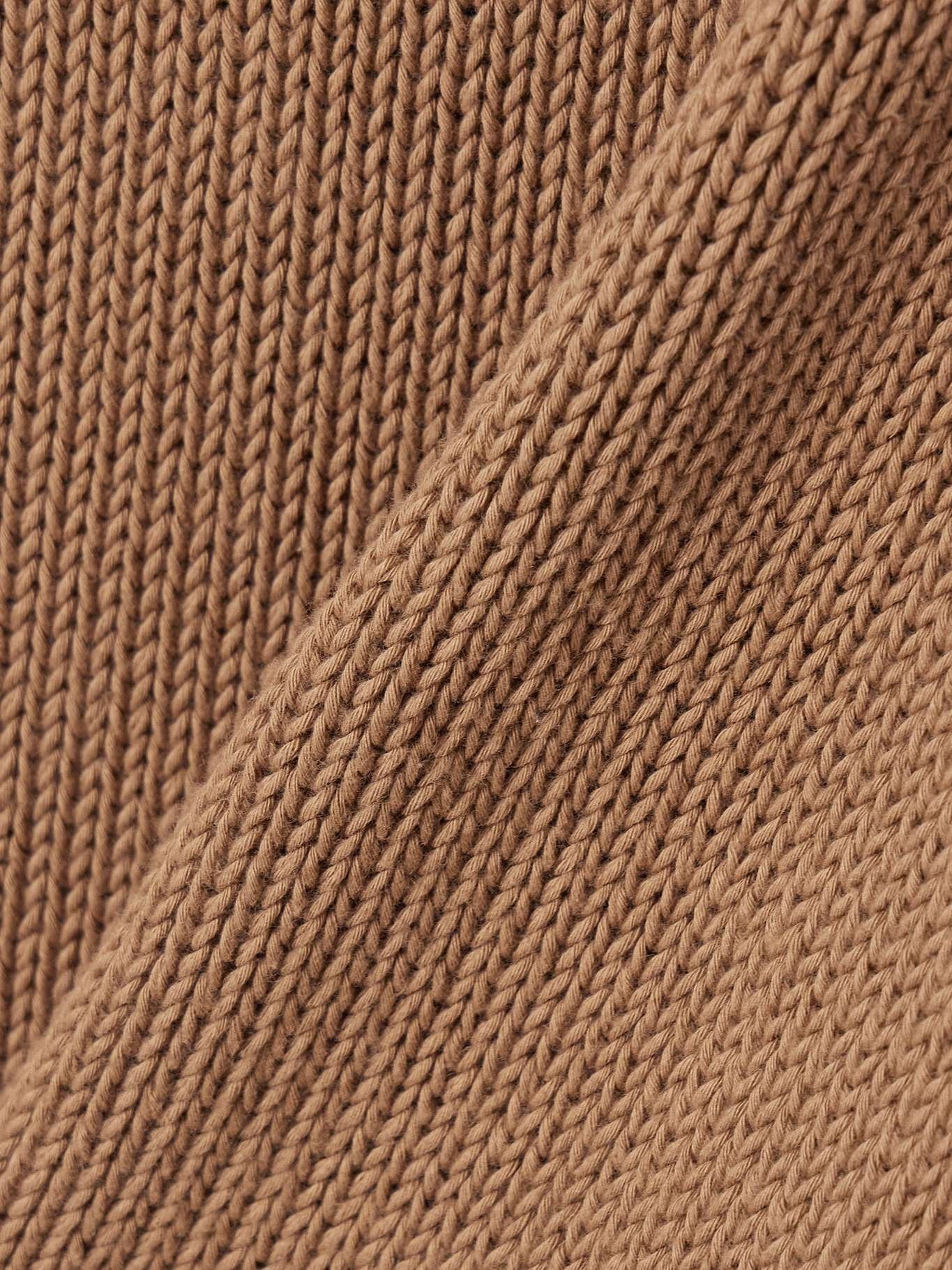 Organic cotton sweater Brown - 5