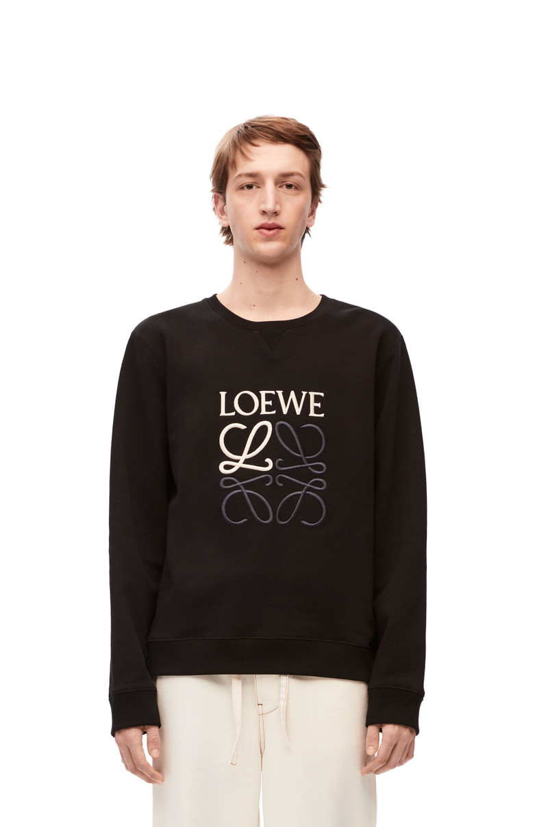 LOEWE Anagram regular fit sweatshirt in cotton 3