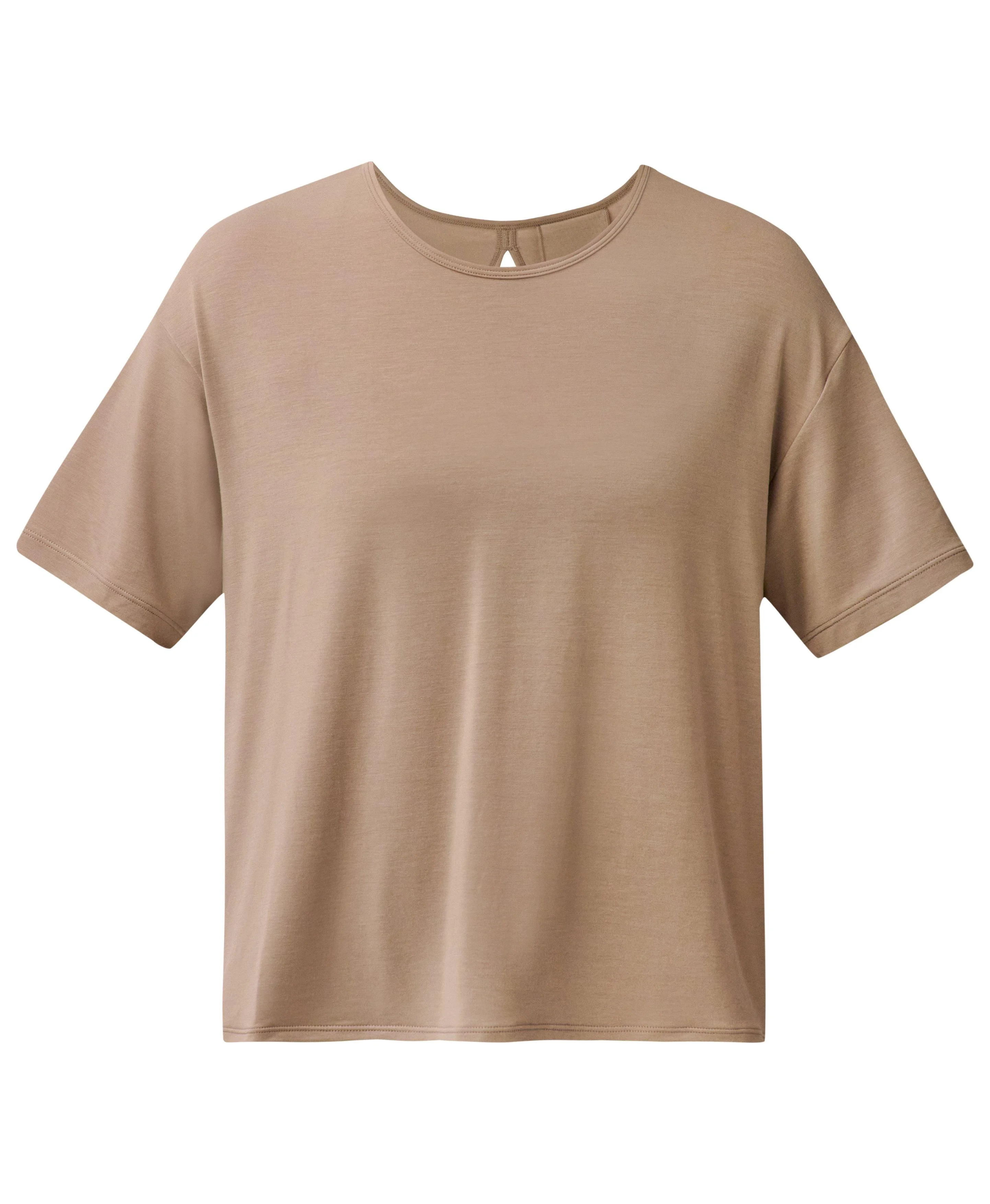 Soft Flow Studio Keyhole Back Tee - 1