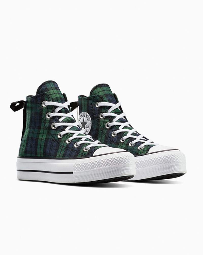 Chuck Taylor All Star Lift Platform Plaid 5