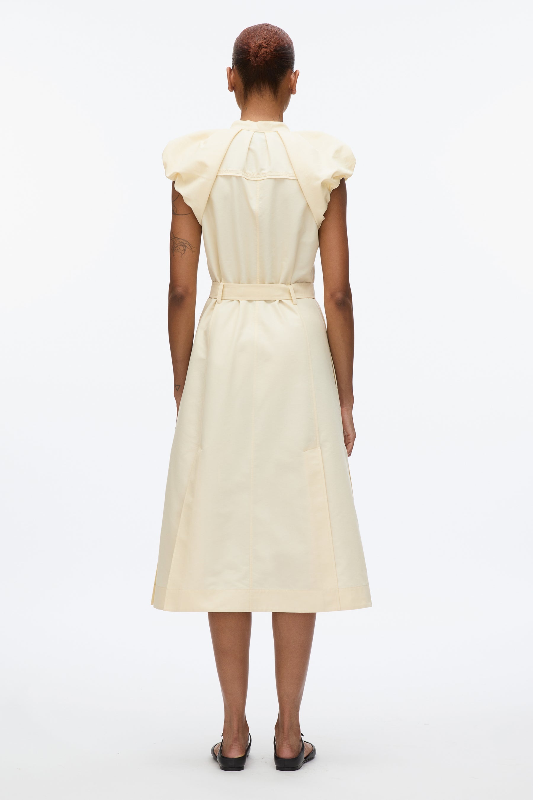 Cloud Sleeve Shirt Dress - 5