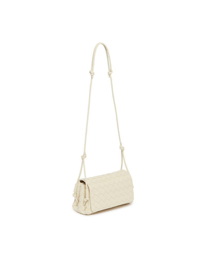 White Leather Notturno Clutch 6