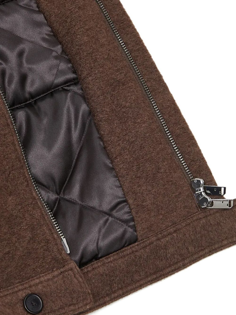 flap-pocket collared jacket 6
