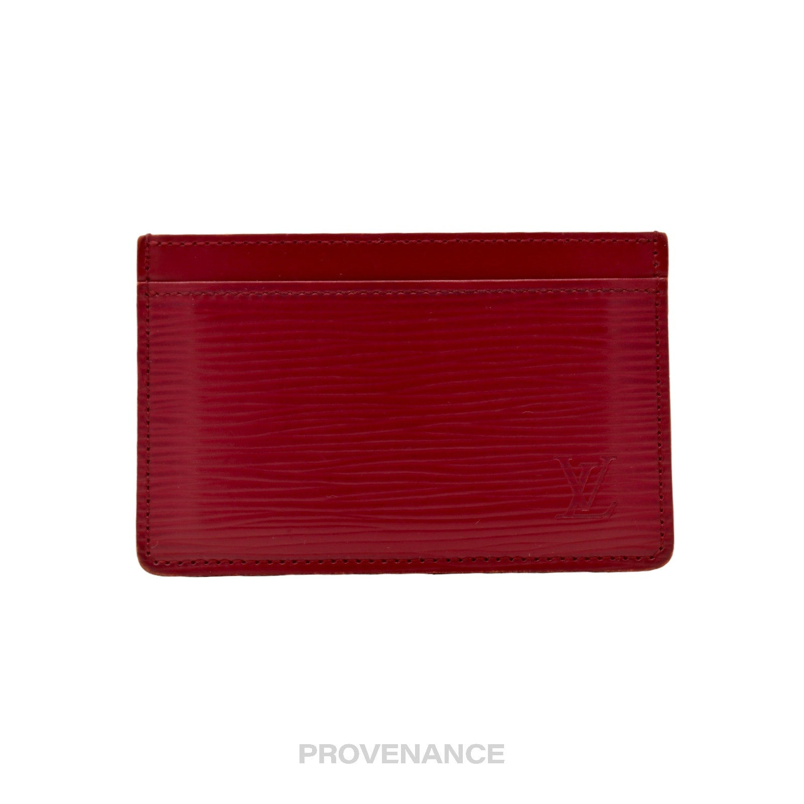 Louis Vuitton Card Holder Wallet - Fuchsia Epi Leather - 2