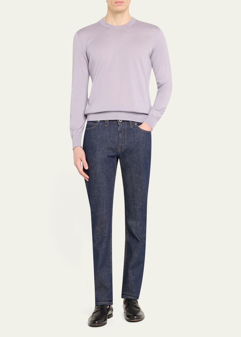 Brioni Men's Cashmere-Silk Crewneck Sweater outlook