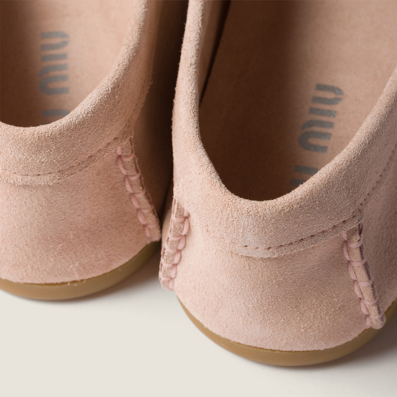 Miu Miu Suede loafers outlook