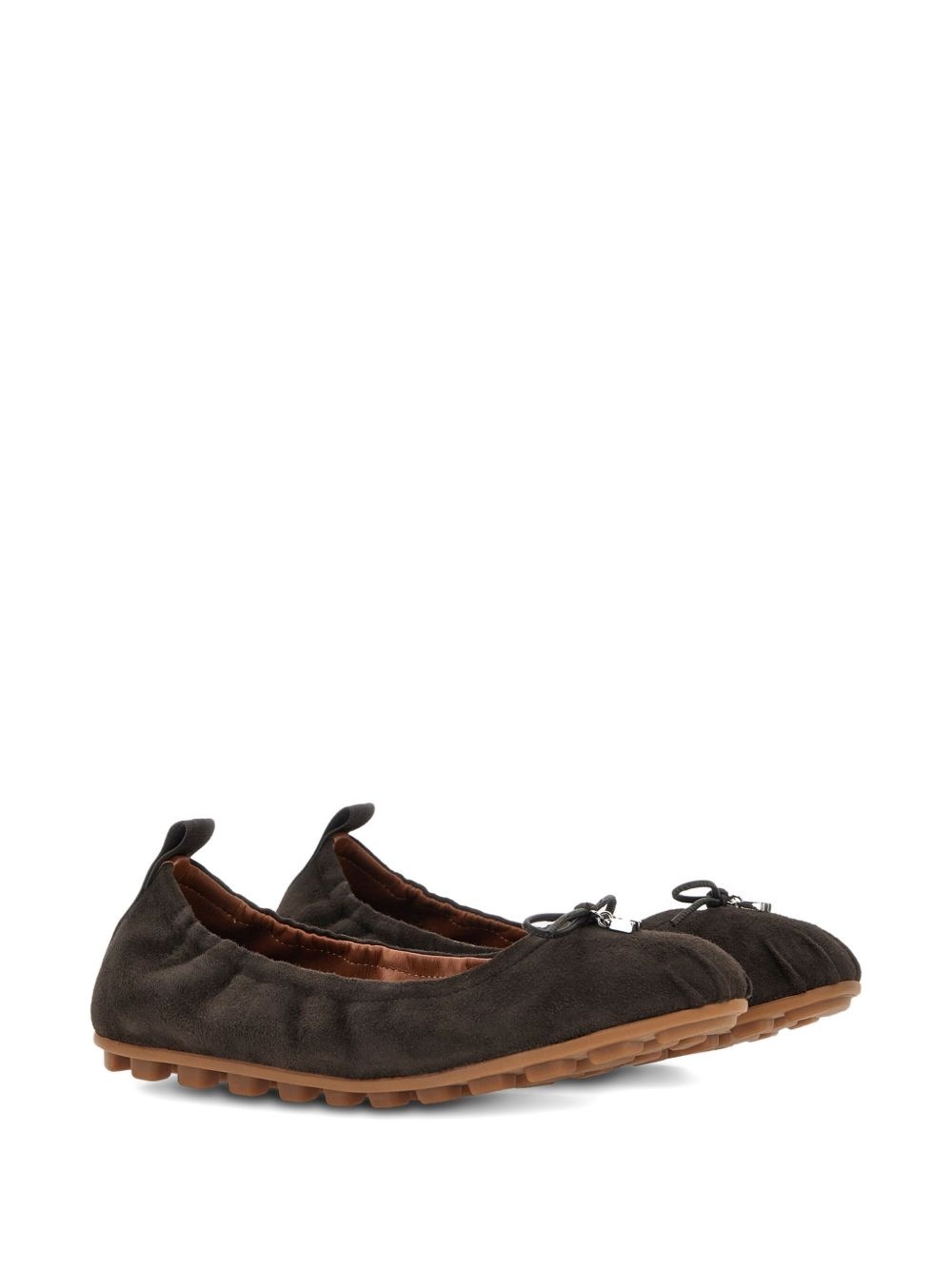 suede ballerina shoes - 2