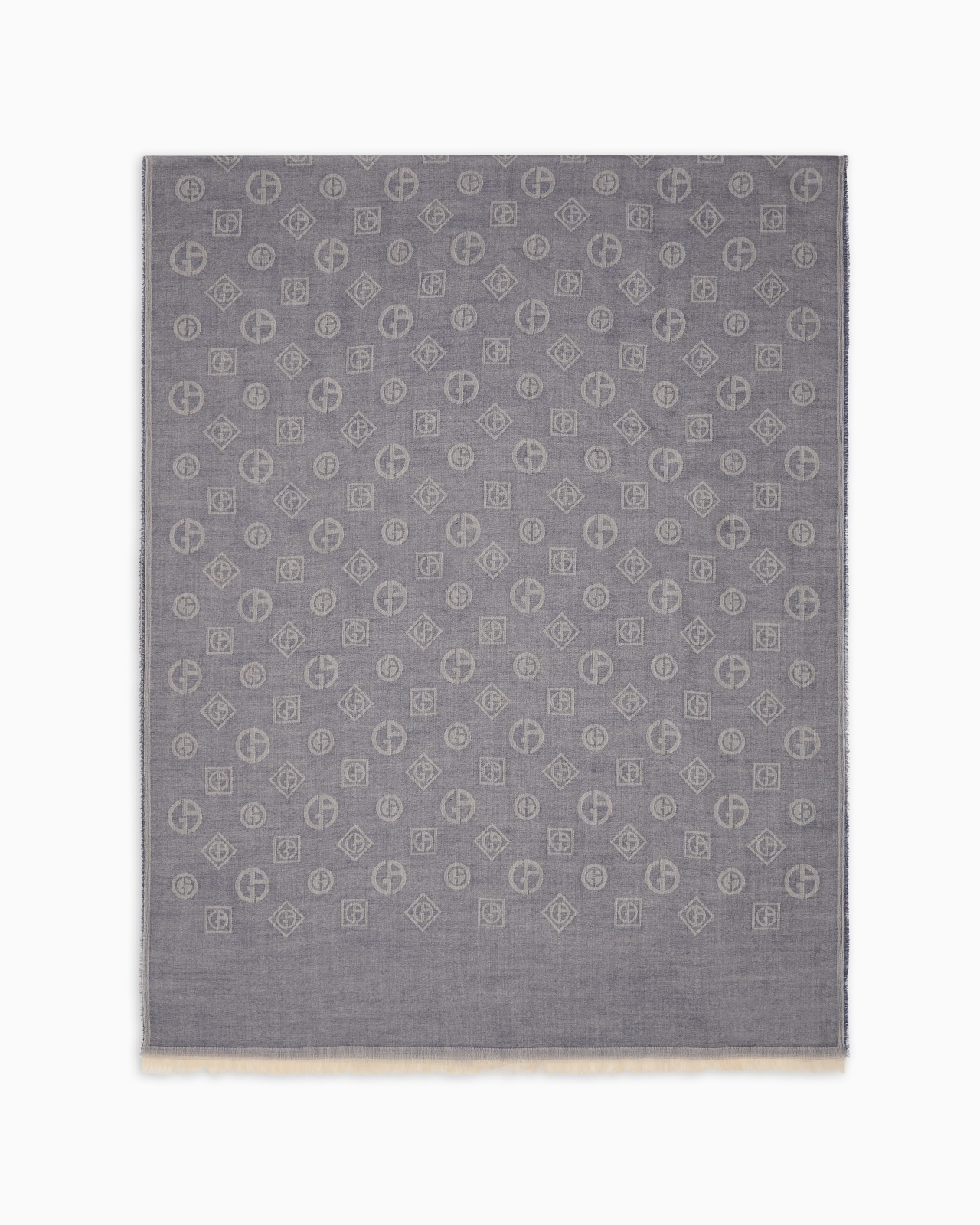JACQUARD CASHMERE STOLE - 1