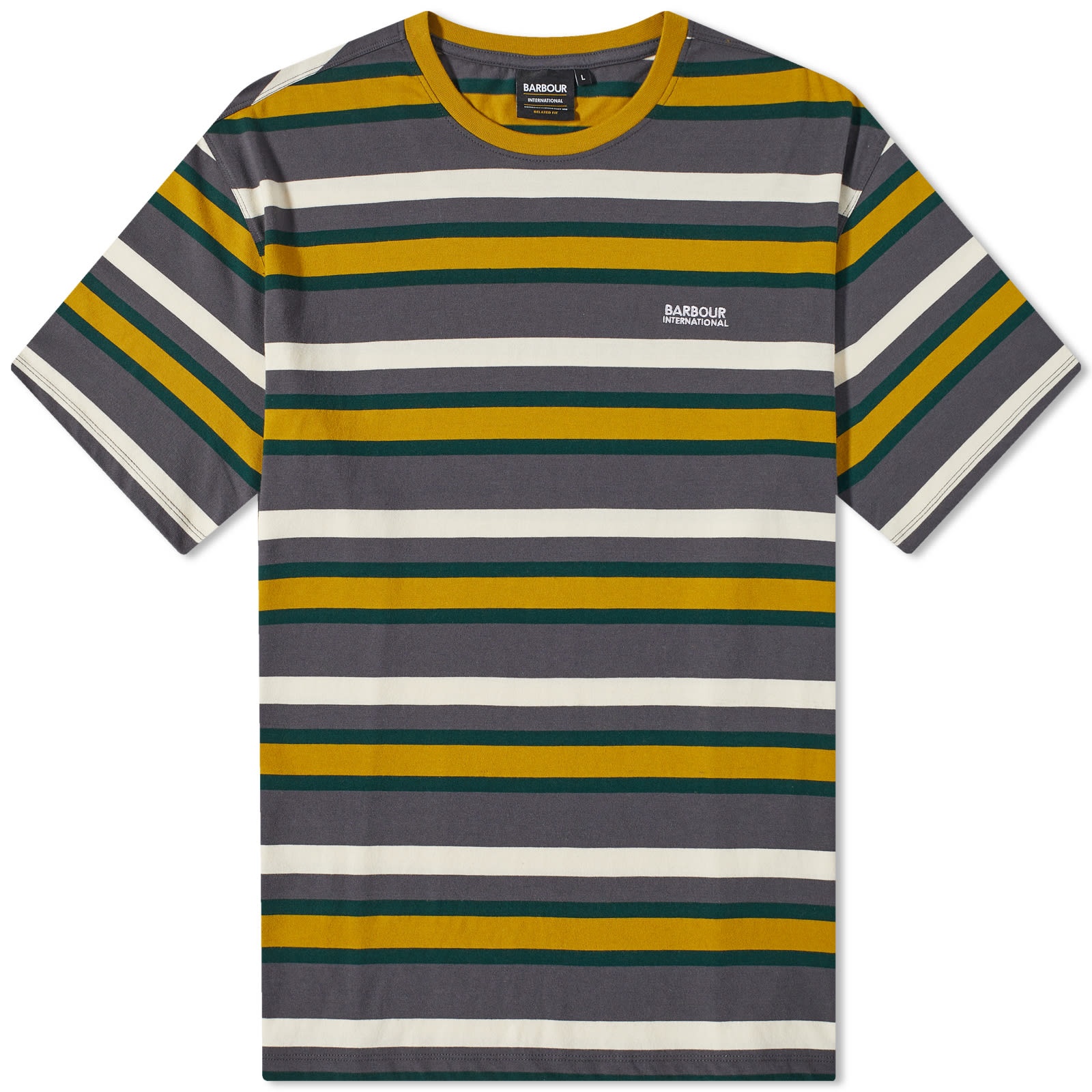 Barbour International Gauge Stripe T-Shirt - 1