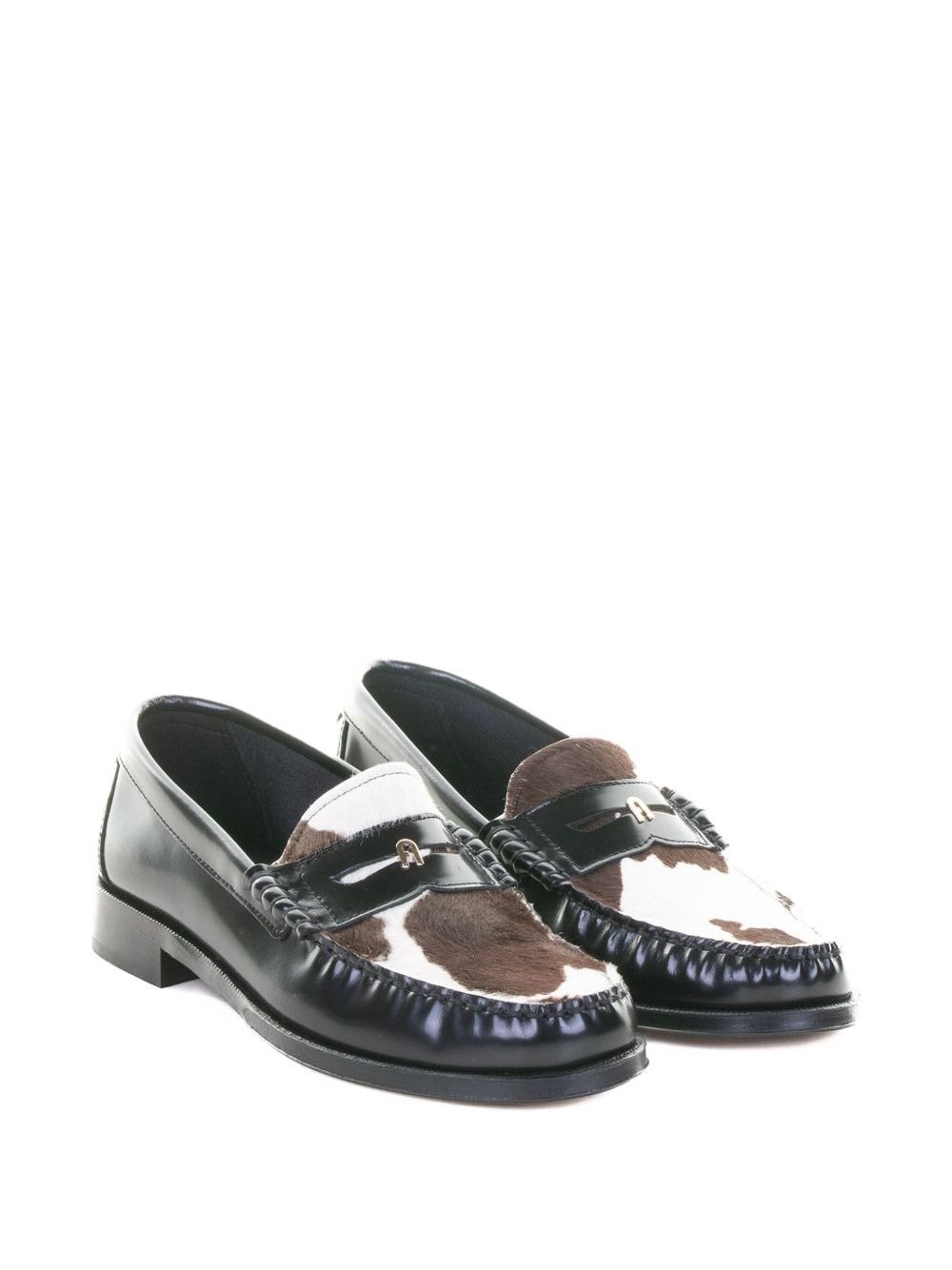 leather penny-slot loafers - 2
