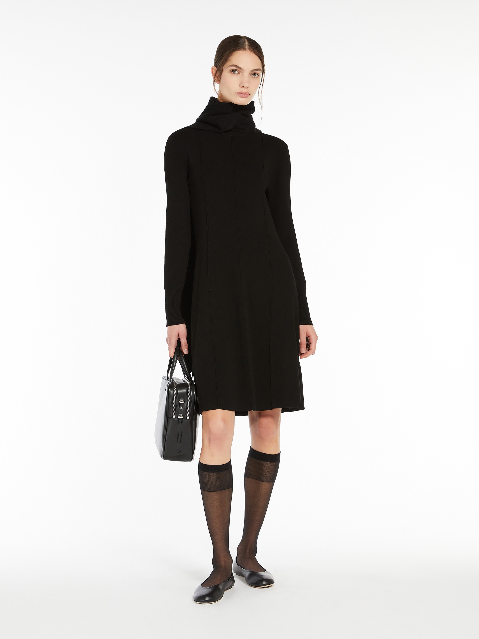 USCIO Stretch viscose knit dress - 2