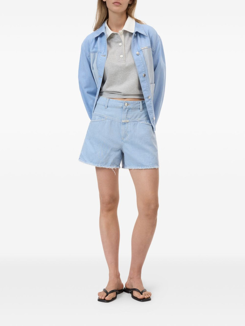 CLOSED Jocy-X frayed denim shorts outlook