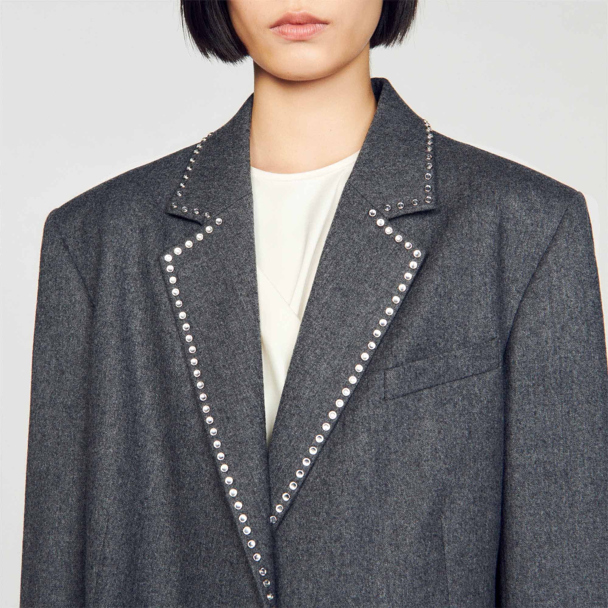 RHINESTONE SUIT JACKET - 4
