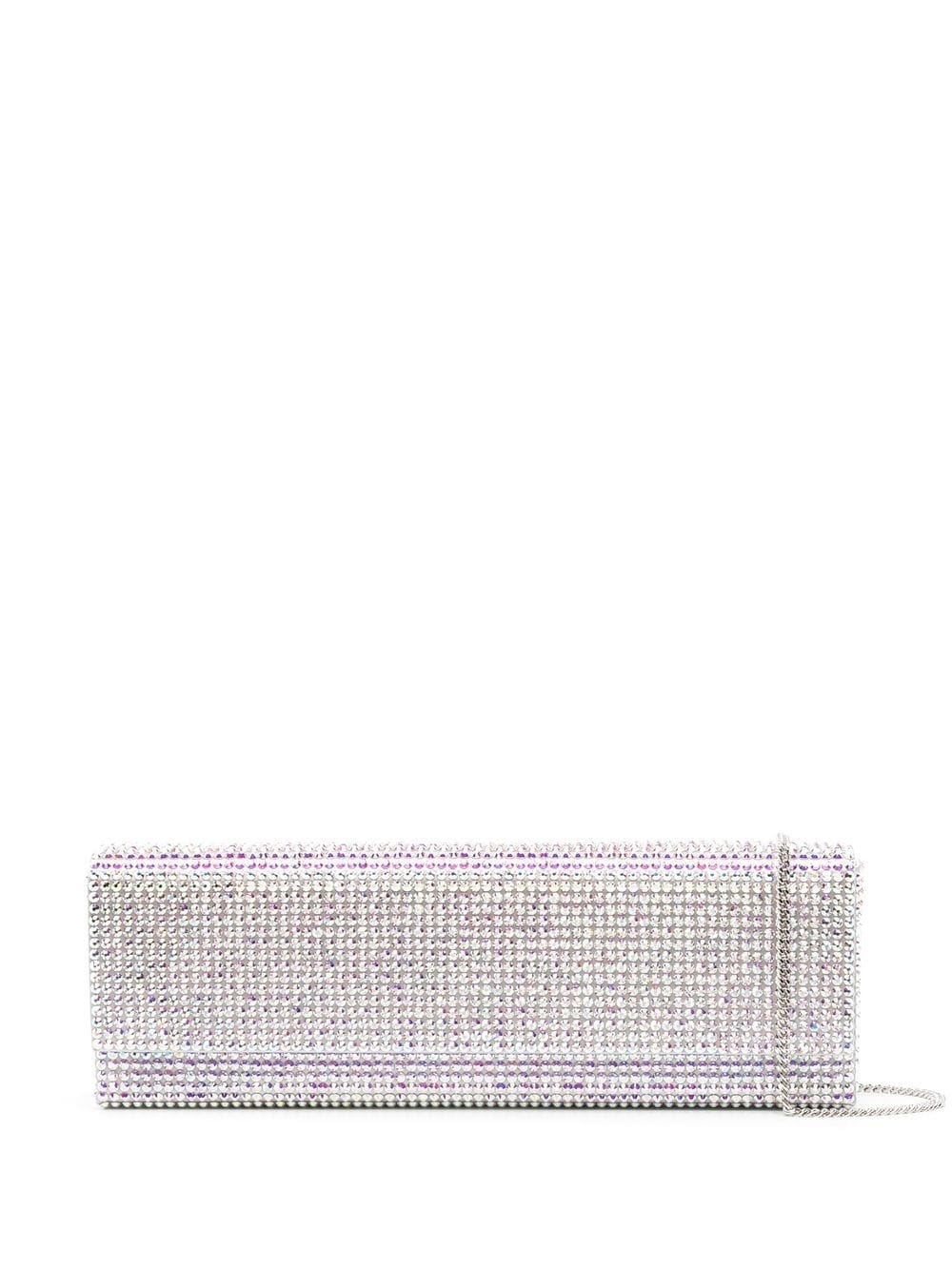 Paloma crystal-embellished clutch bag - 1