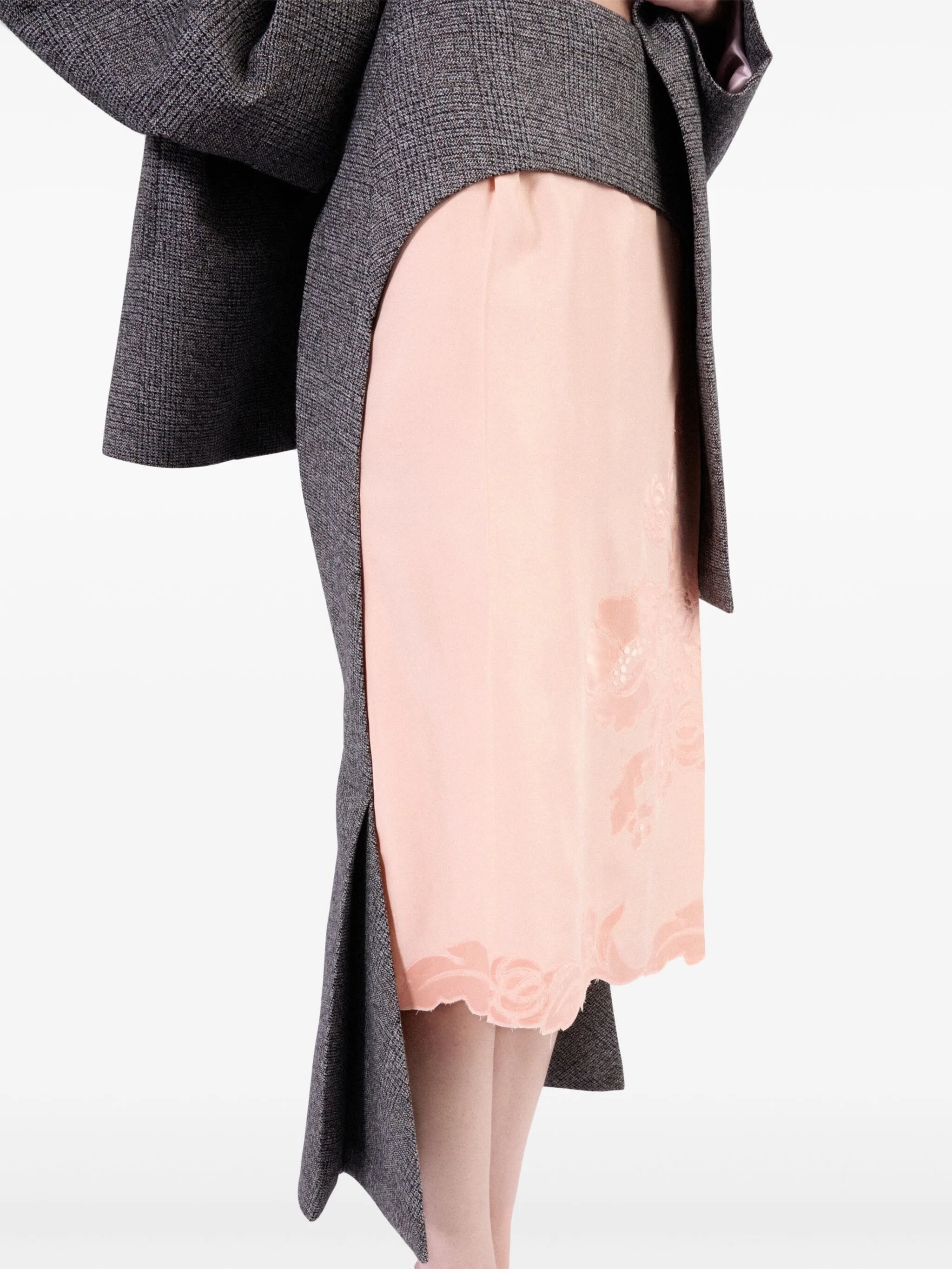 Embroidered Silk Skirt - 4